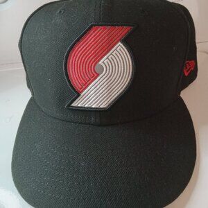 Portland Trailblazers NBA Sports Fitted Hat Size 22